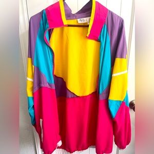 Vintage Retro 80s Windbreaker